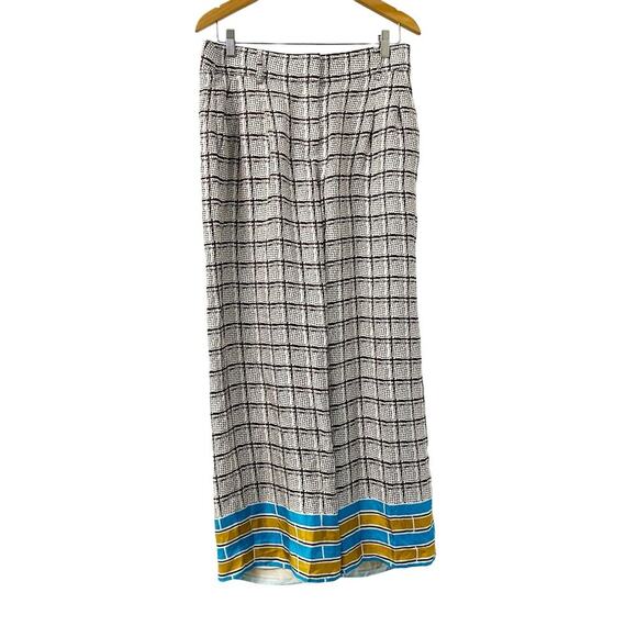 J Crew Collection Silk Pants Womens Size 8 Wide Leg - Picture 1 of 12